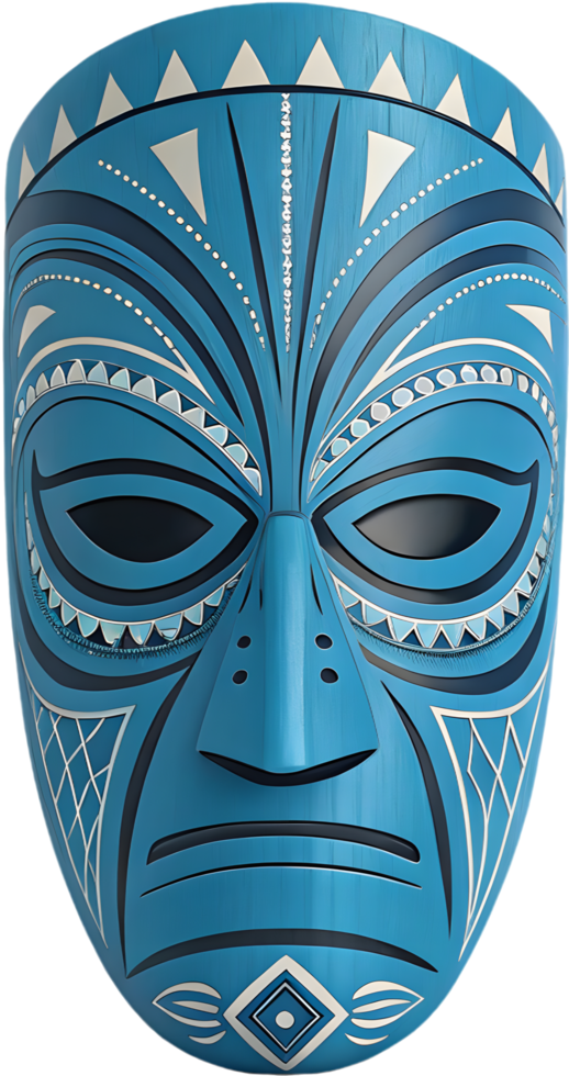 Stunning Tropical Decor with Bold Island Tiki Mask. . png