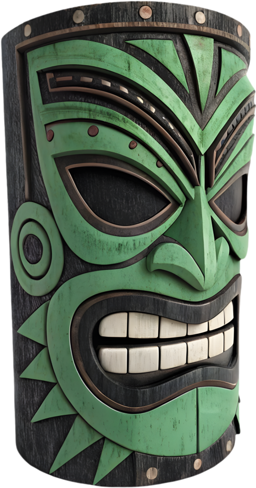 Stunning Tiki Mask for Tropical Themed Parties and Decor. . png
