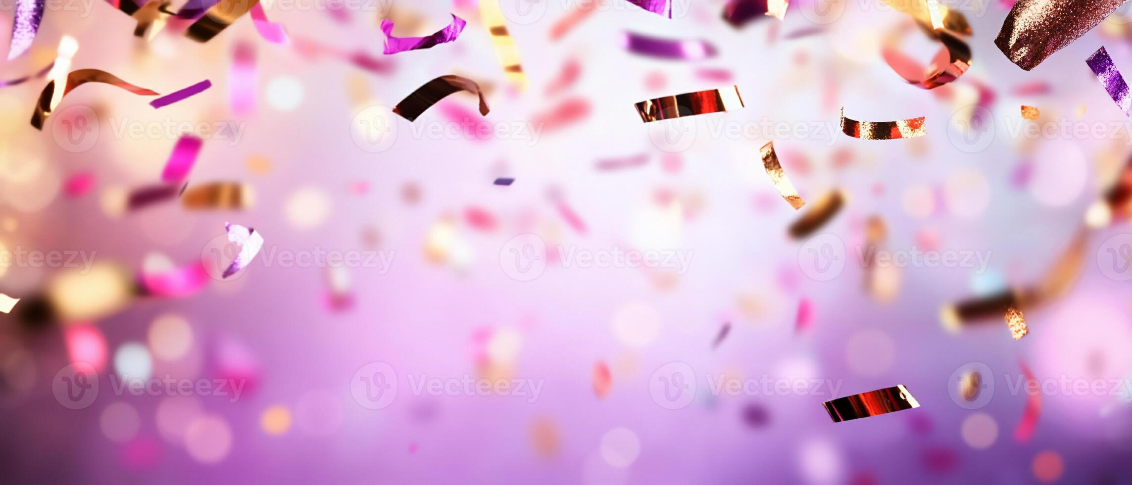 Confetti background with colorful confetti photo