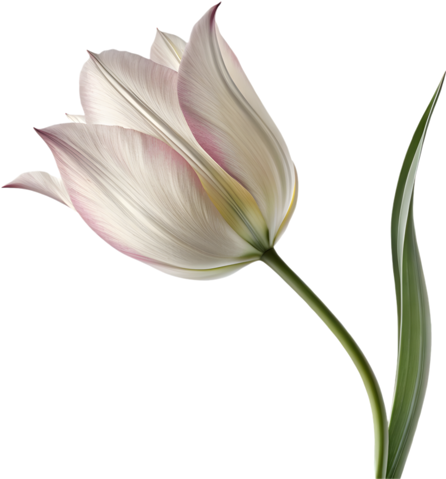Beautiful and Simple Tulip Symbol in Art. . png