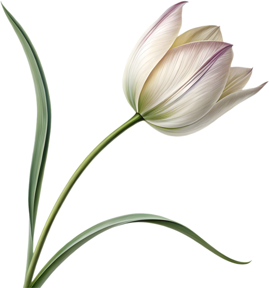 Clean and Professional Tulip Emblem for Logos. . png