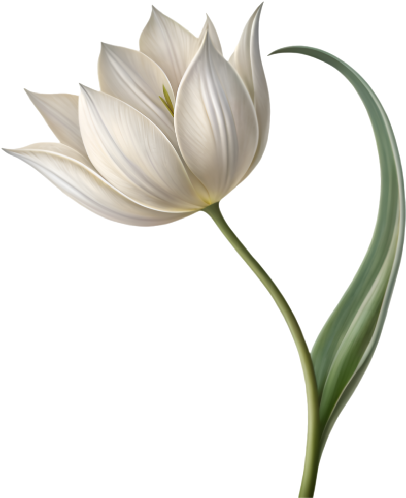 Stylish Minimalist Tulip Artwork for Media. . png