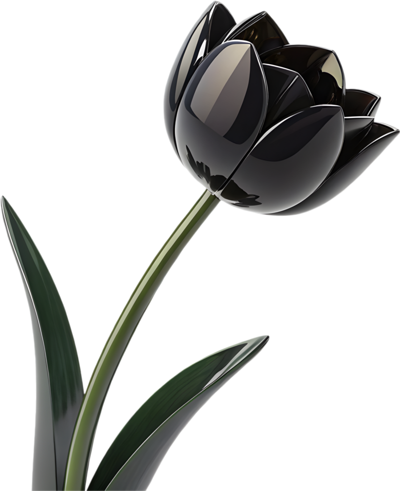 Luxury Floral Gemstone Arrangement with a Stunning Tulip. . png