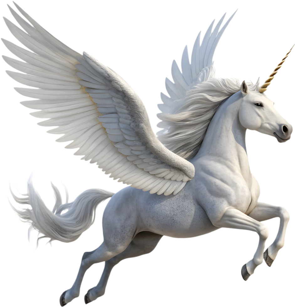 Glowing Adorable Unicorn with Dreamy Charm. . png