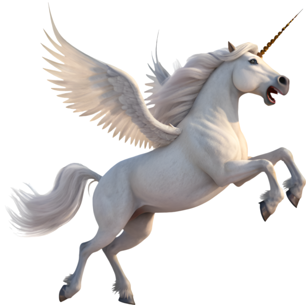Sparkling Unicorn with Majestic Fairytale Design. . png