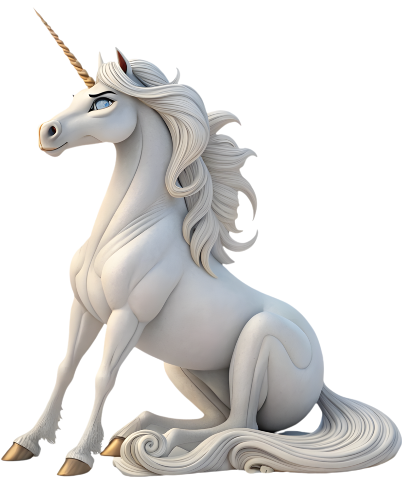 Enchanted Fantasy Unicorn with Mystical Charm. . png