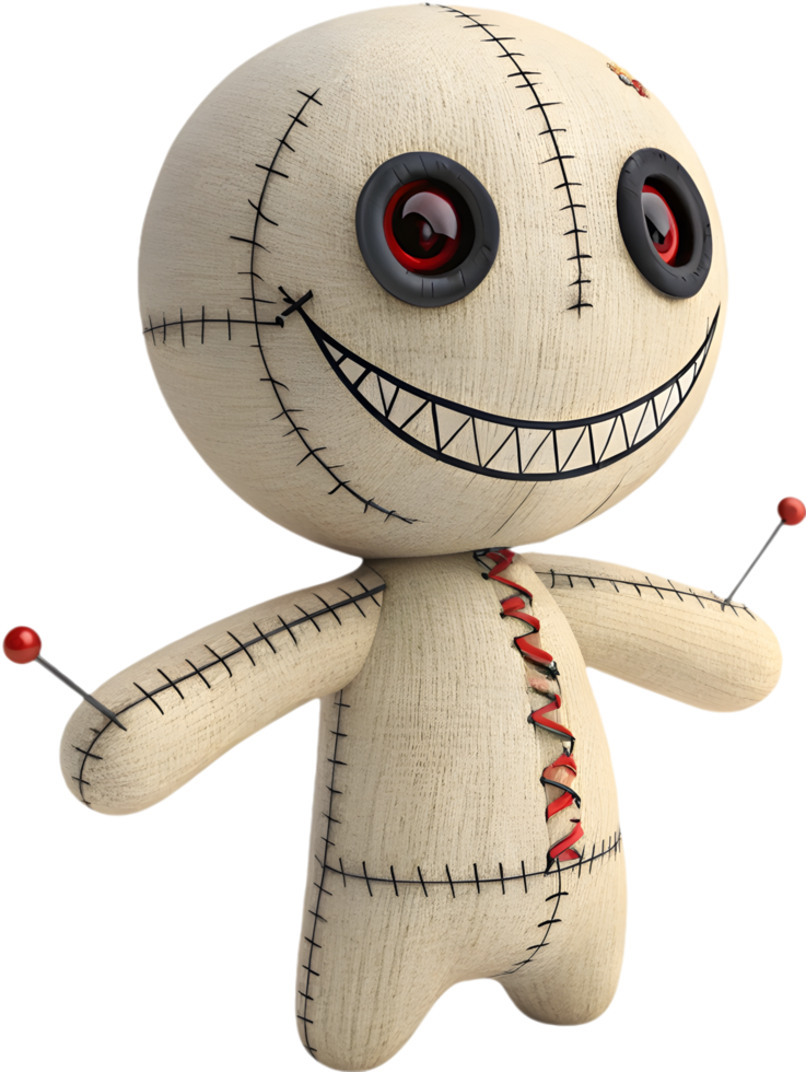 Supernatural Haunted Doll With Cute But Creepy Design. . png