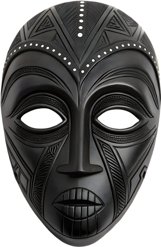 Unique Witch Doctor Mask Clipart for Supernatural Art Projects. . png