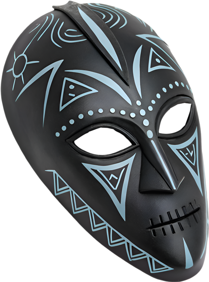 Supernatural Voodoo Mask Clipart for Unique Design Projects. . png
