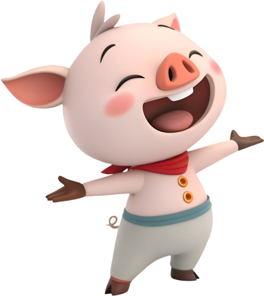 Cartoon Zhu Bajie Pigsy Character Clipart for Creative Projects. . png