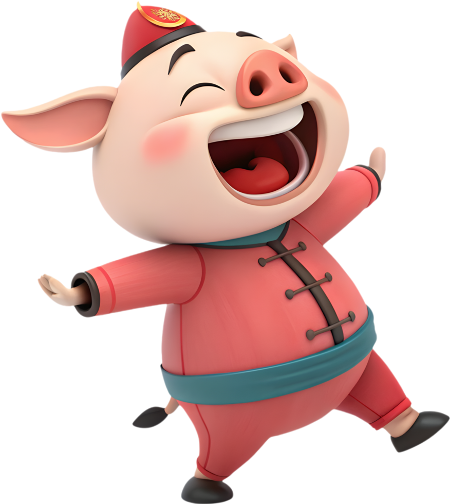 Creative Zhu Bajie Pigsy Cartoon Character for Fun Projects. . png