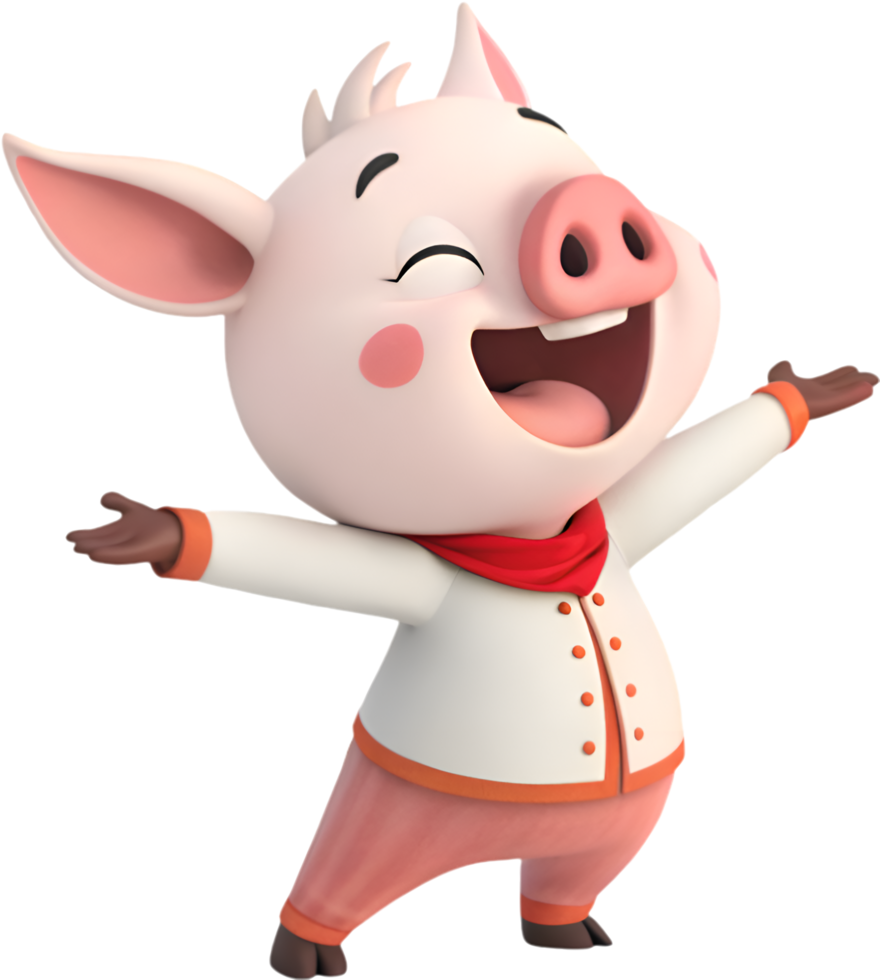 Digital Zhu Bajie Pigsy Clipart for Art Projects and Designs. . png