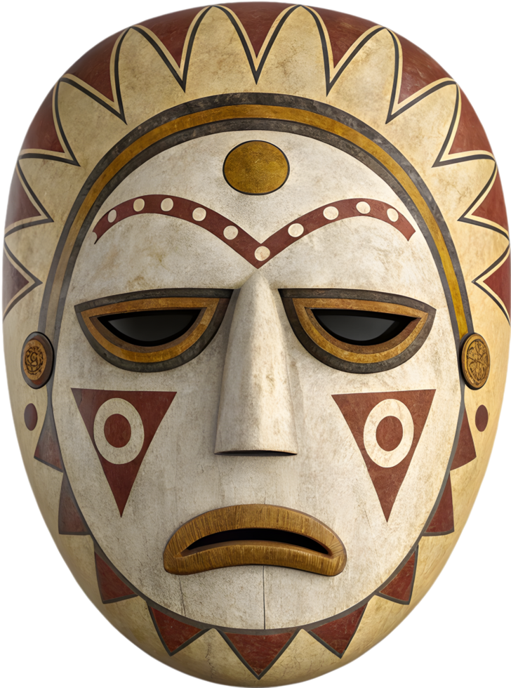 Sacred Zuni Kachina Mask Clipart Native American Heritage Art. . png