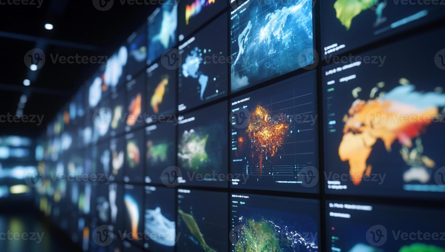 A large display of different types of maps photo