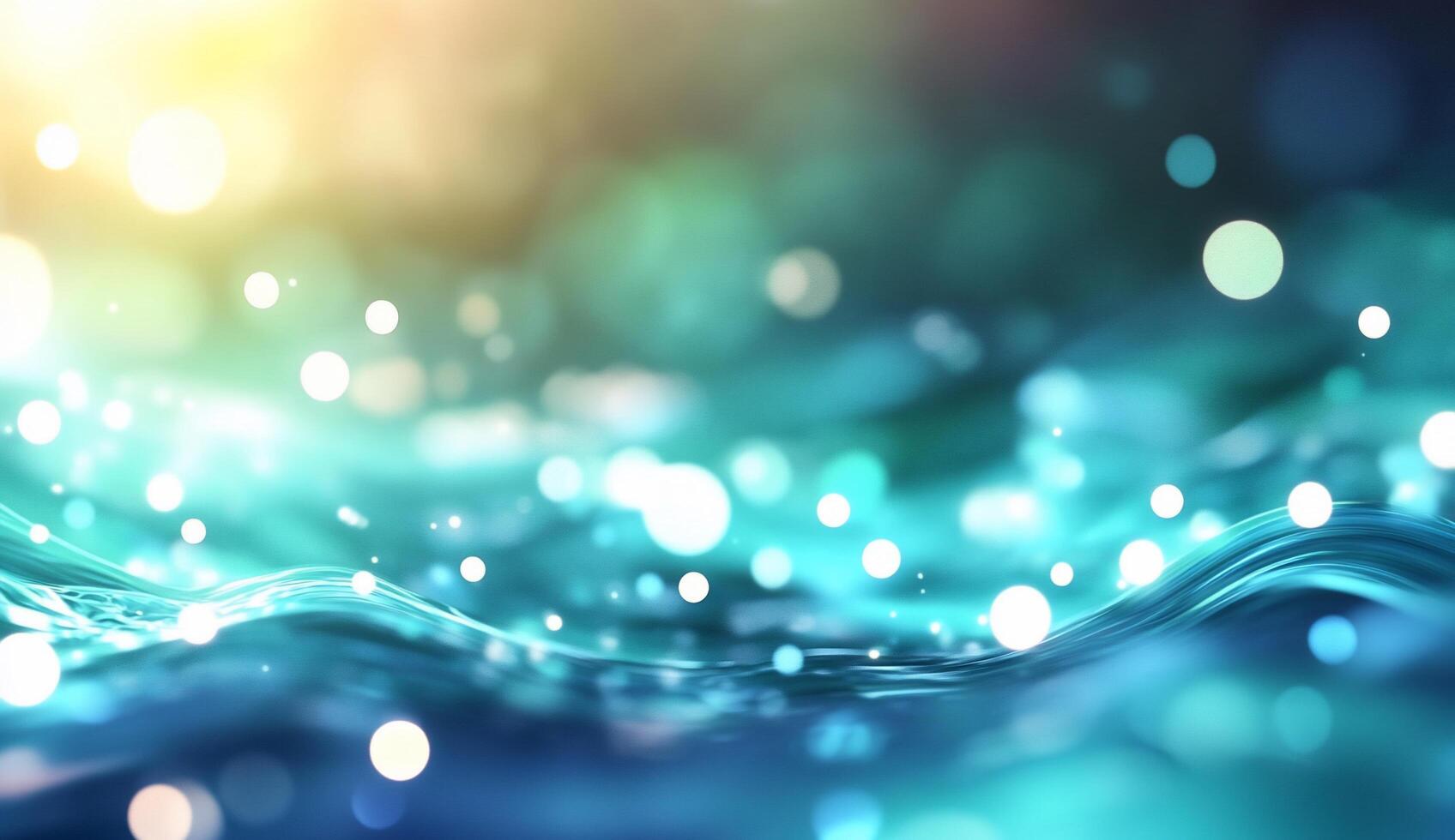 Abstract representation of shimmering water with light reflections. photo