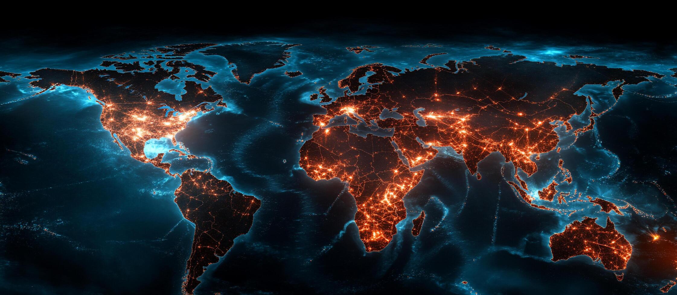 The world map is shown in this image photo