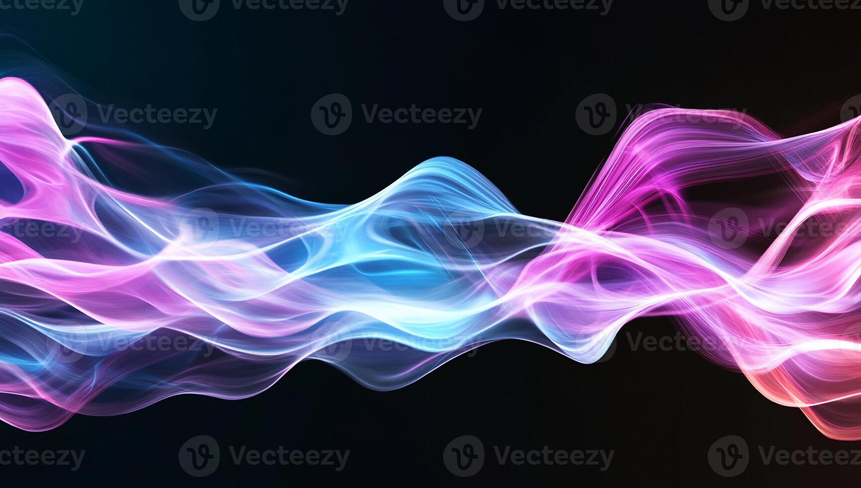 A vibrant abstract design featuring flowing waves of color. photo