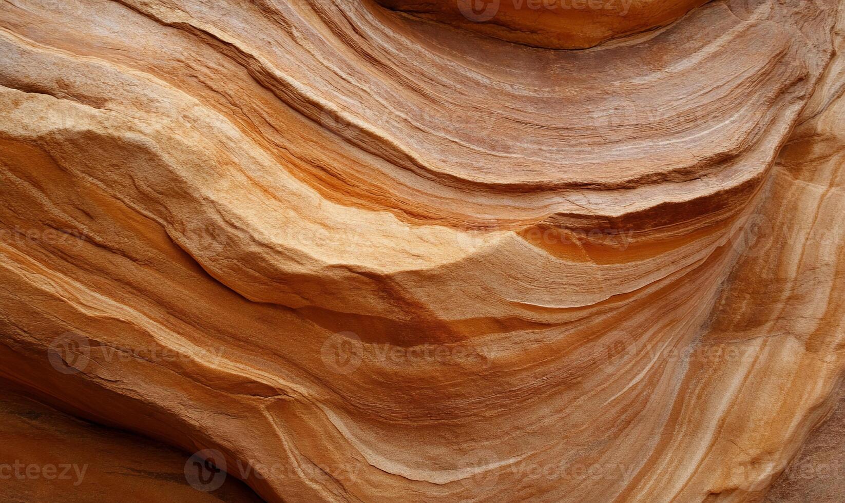 A close up of a rock formation in the desert photo