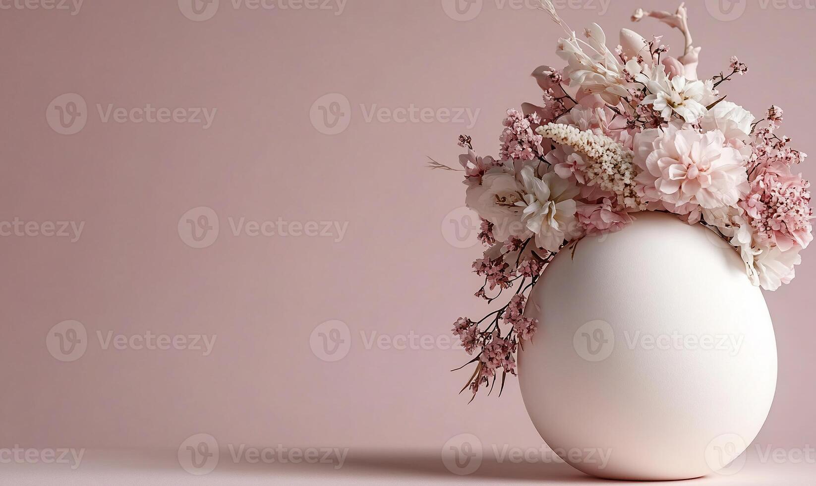 Elegant, delicate floral arrangement photo