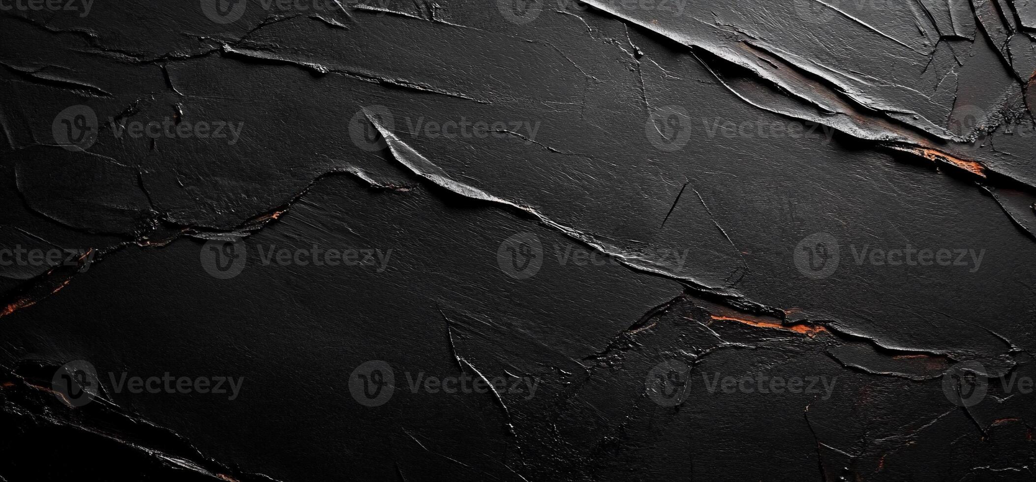Deep Black Textured Surface photo