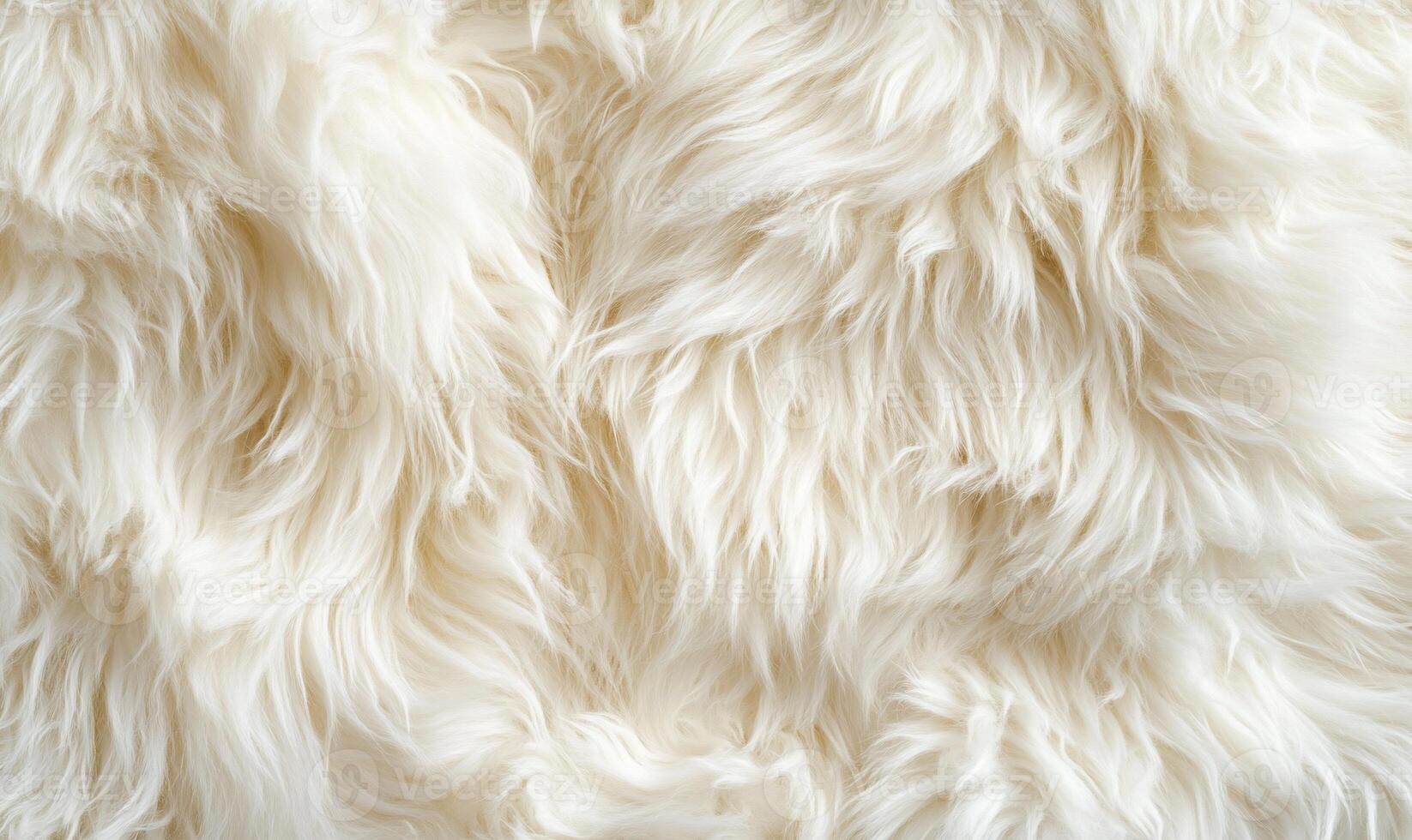 Soft, fluffy white fur texture photo