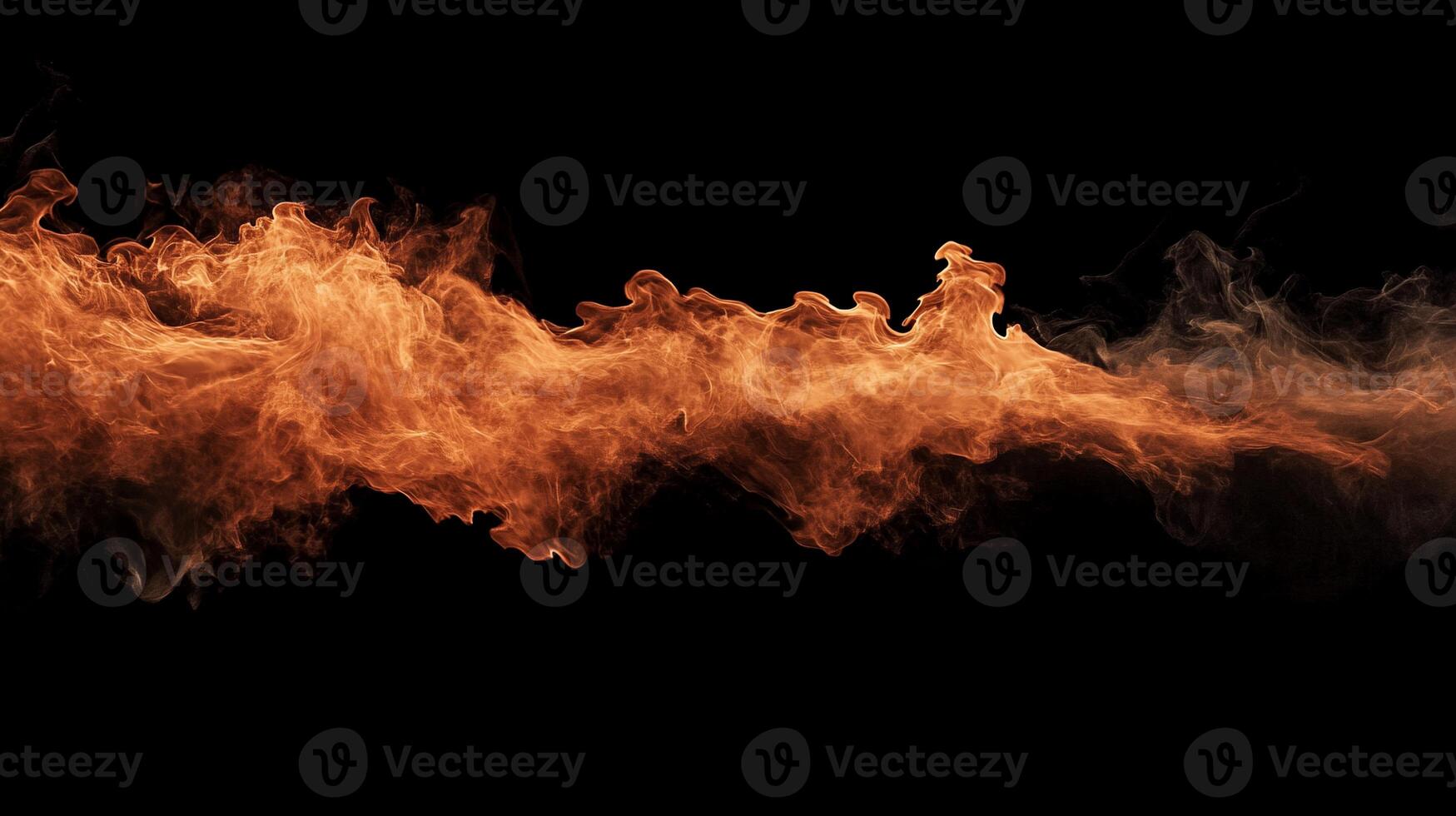 Abstract fiery stream effect photo