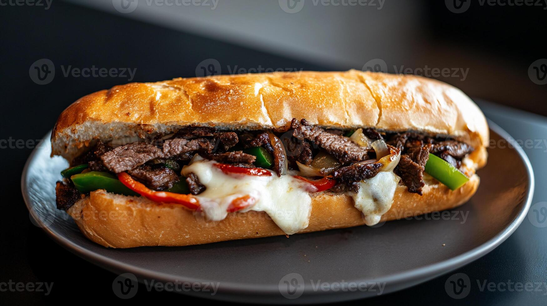 Delicious Philly Cheesesteak Sandwich photo