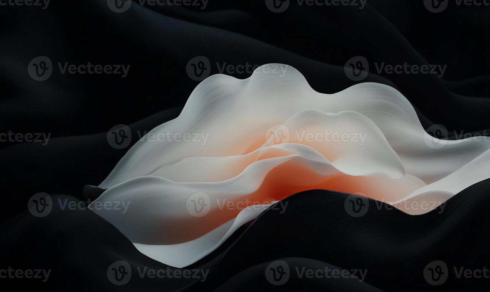 Abstract, flowing, organic form photo