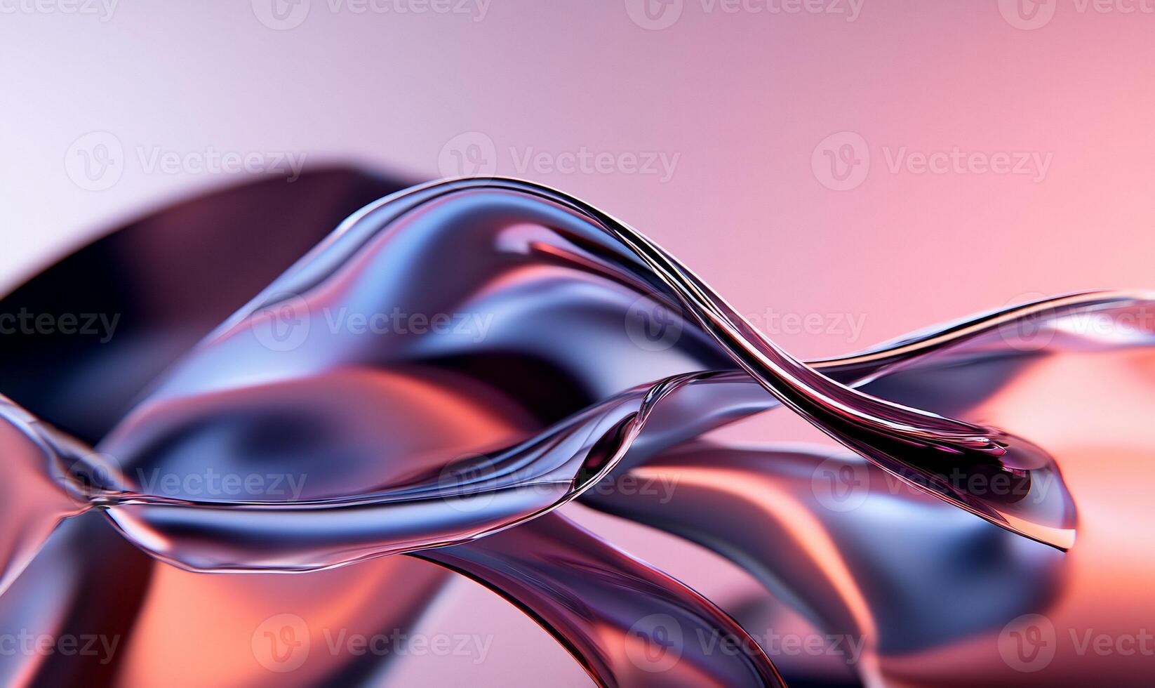 Abstract liquid forms in vibrant colors photo