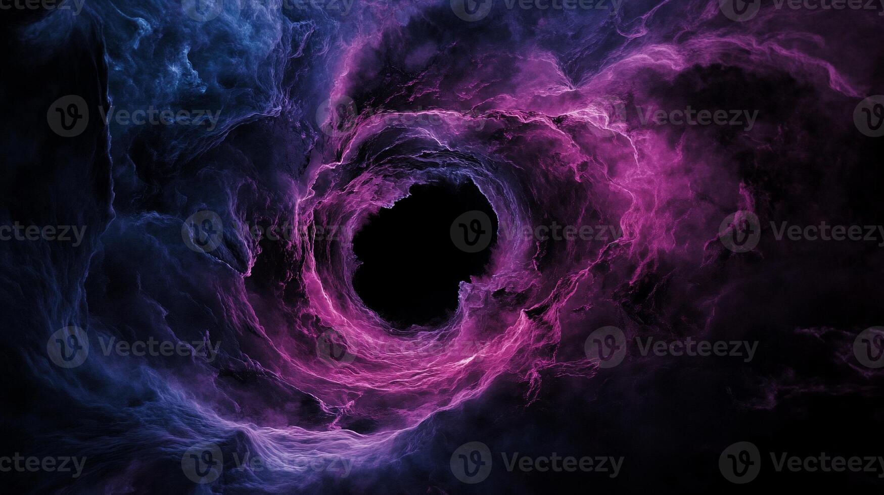 Abstract swirling nebula photo