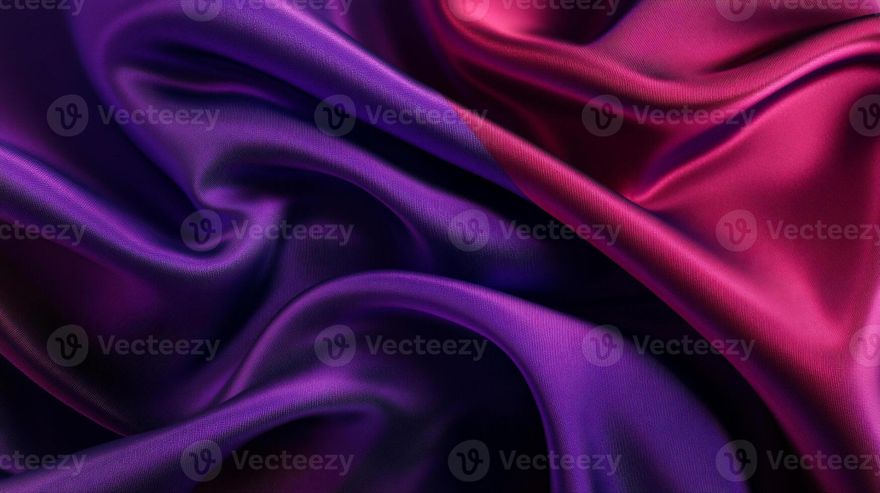 A purple and red silk fabric photo