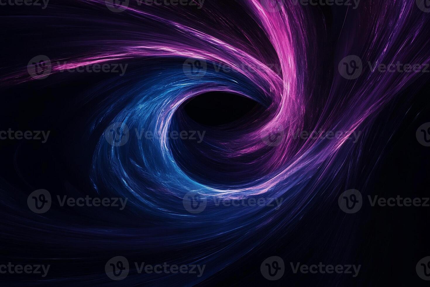 Abstract swirling vortex of vibrant colors photo