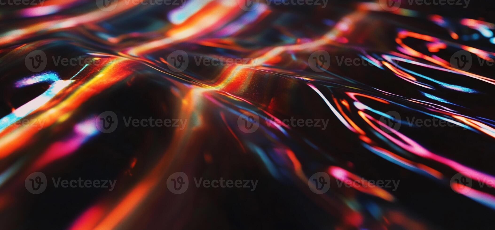 Abstract iridescent flow photo