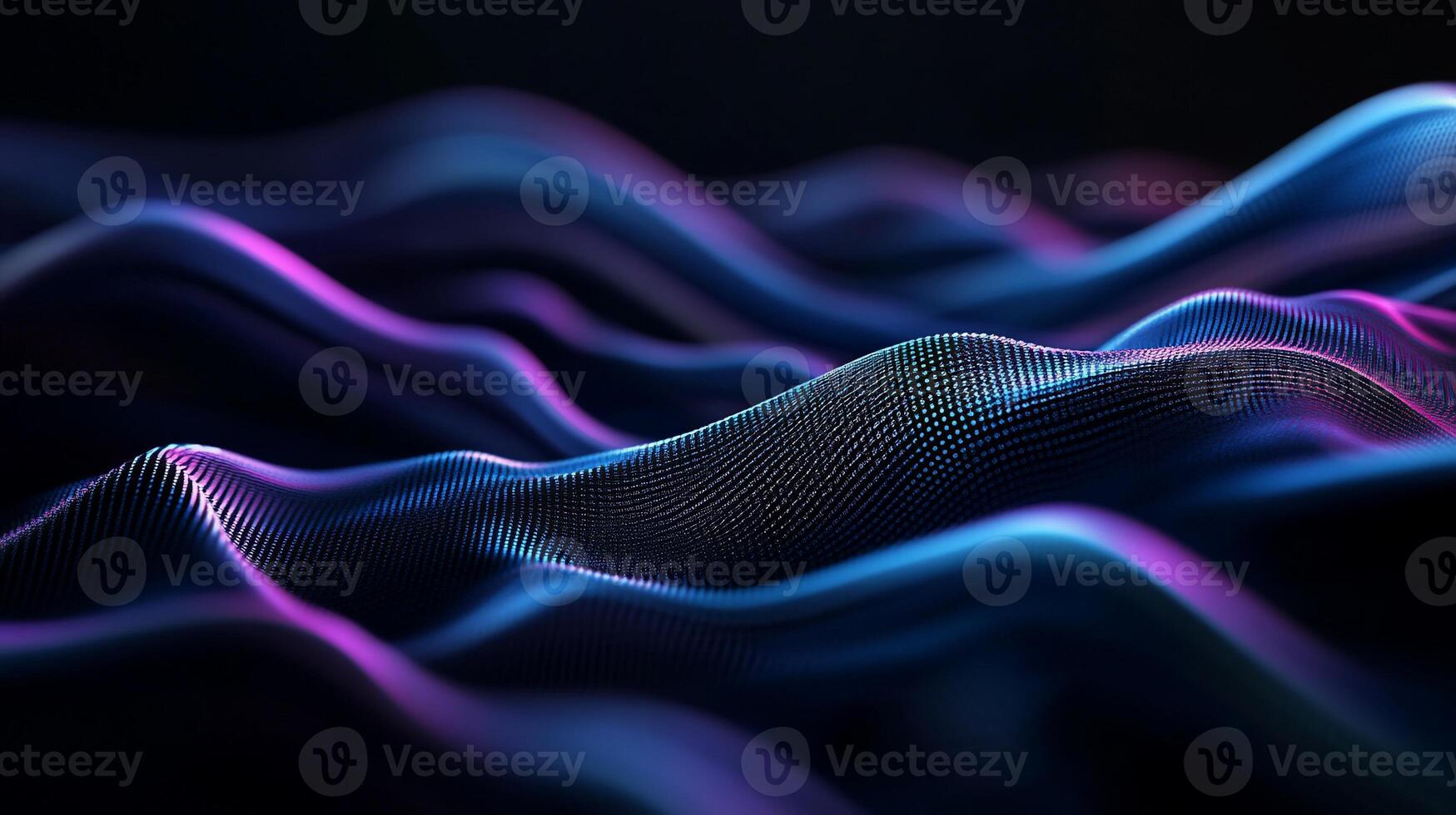 Abstract digital wave patterns photo