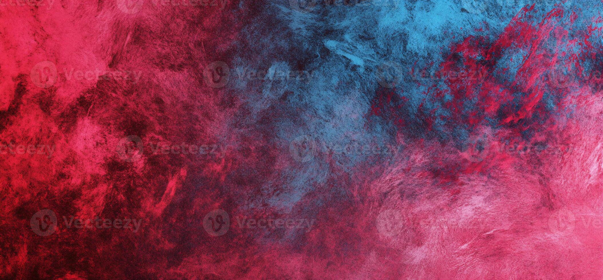 Abstract red and blue smoke blend photo