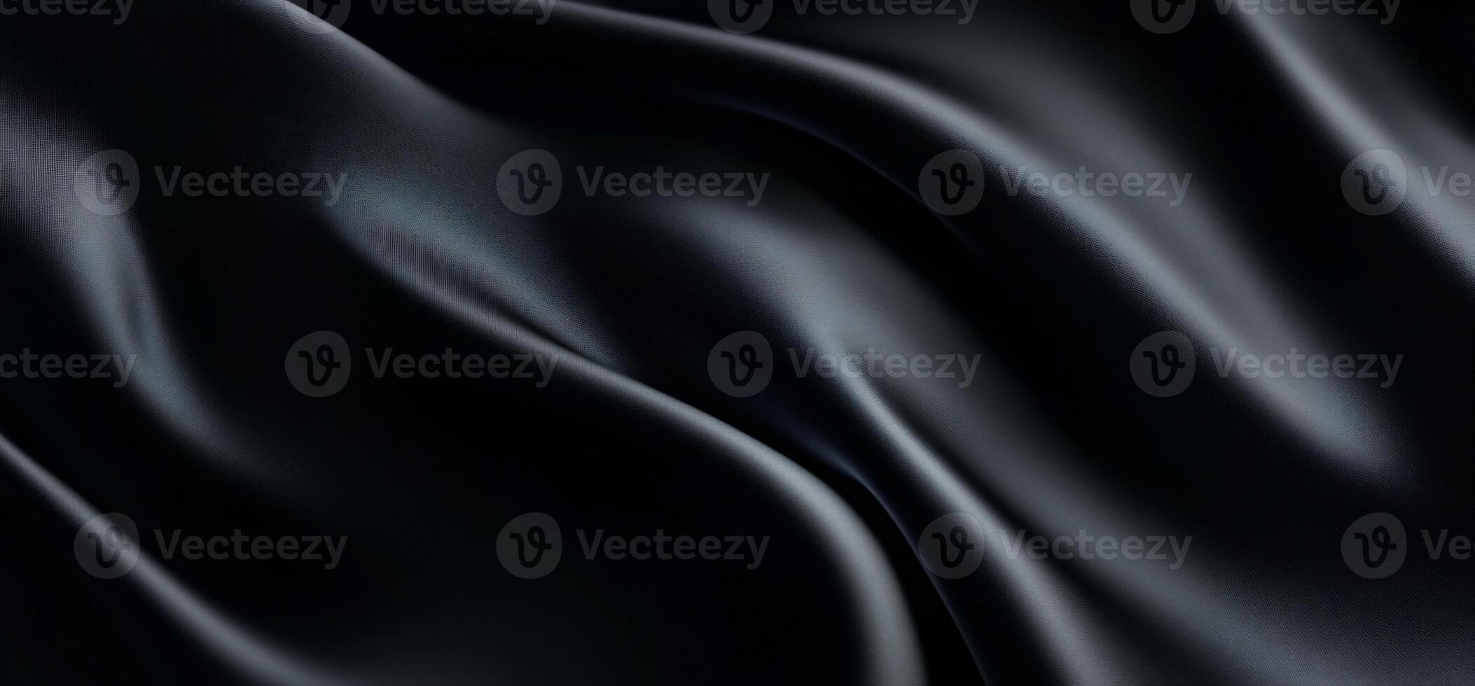 Dark, flowing fabric with subtle waves and sheen photo