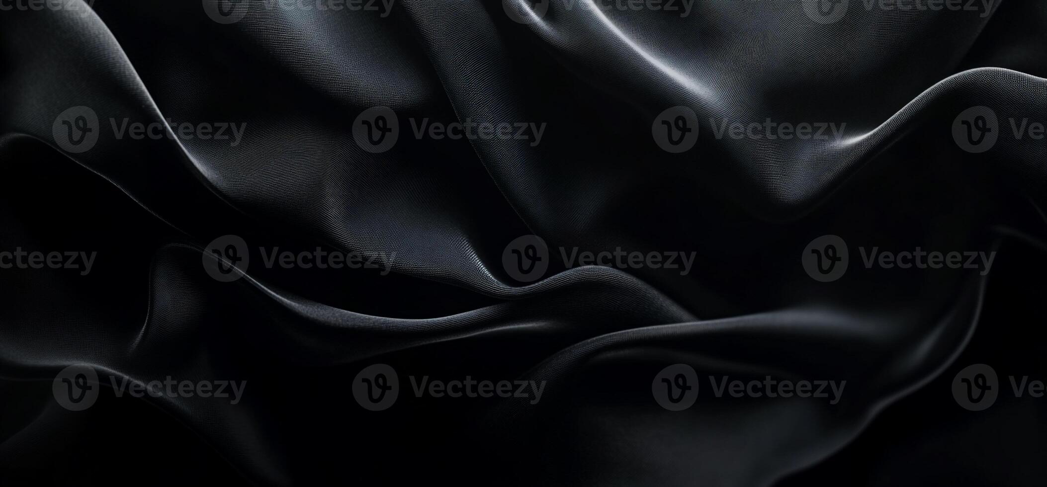 Deep Black Fabric Drape photo