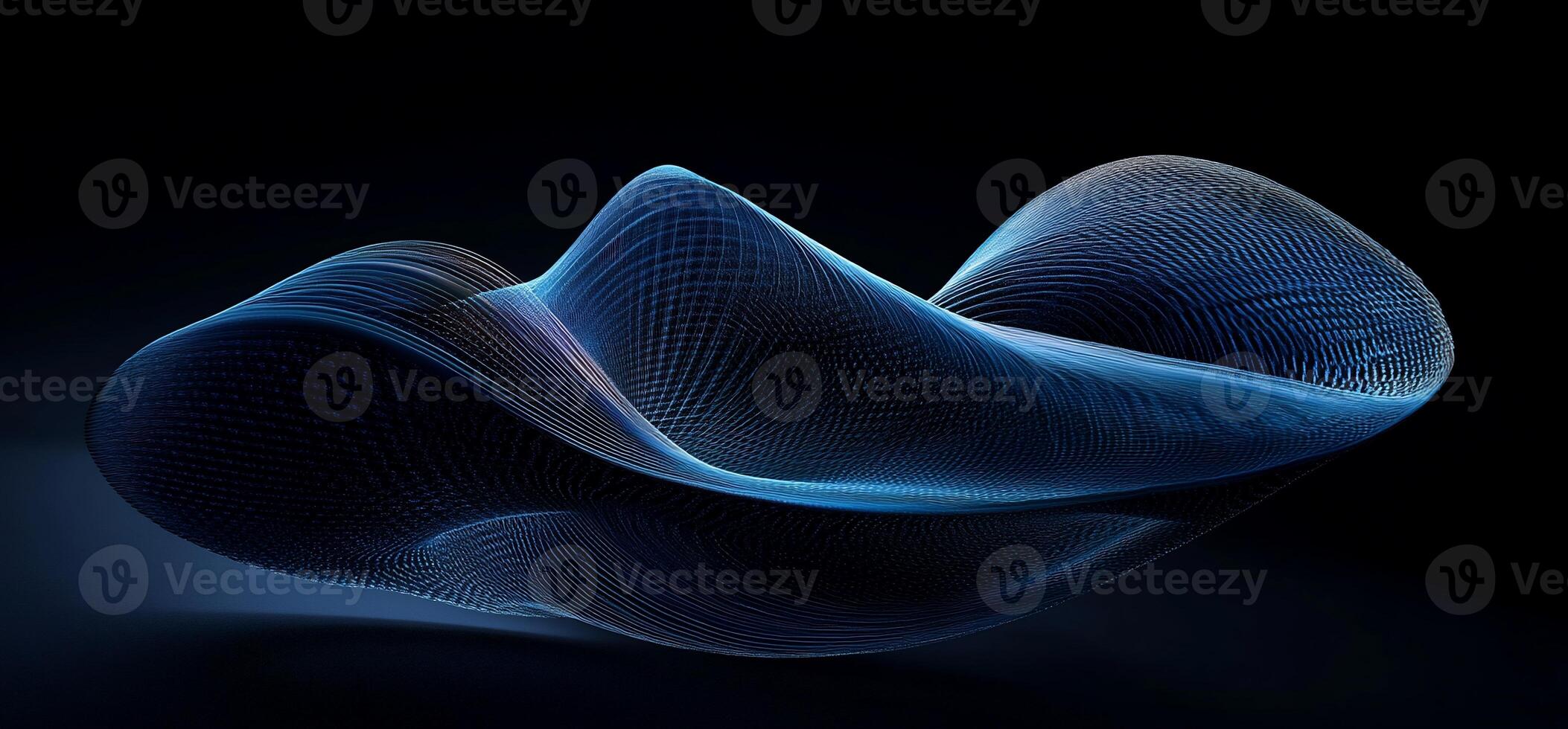 Abstract Flowing Waveform photo