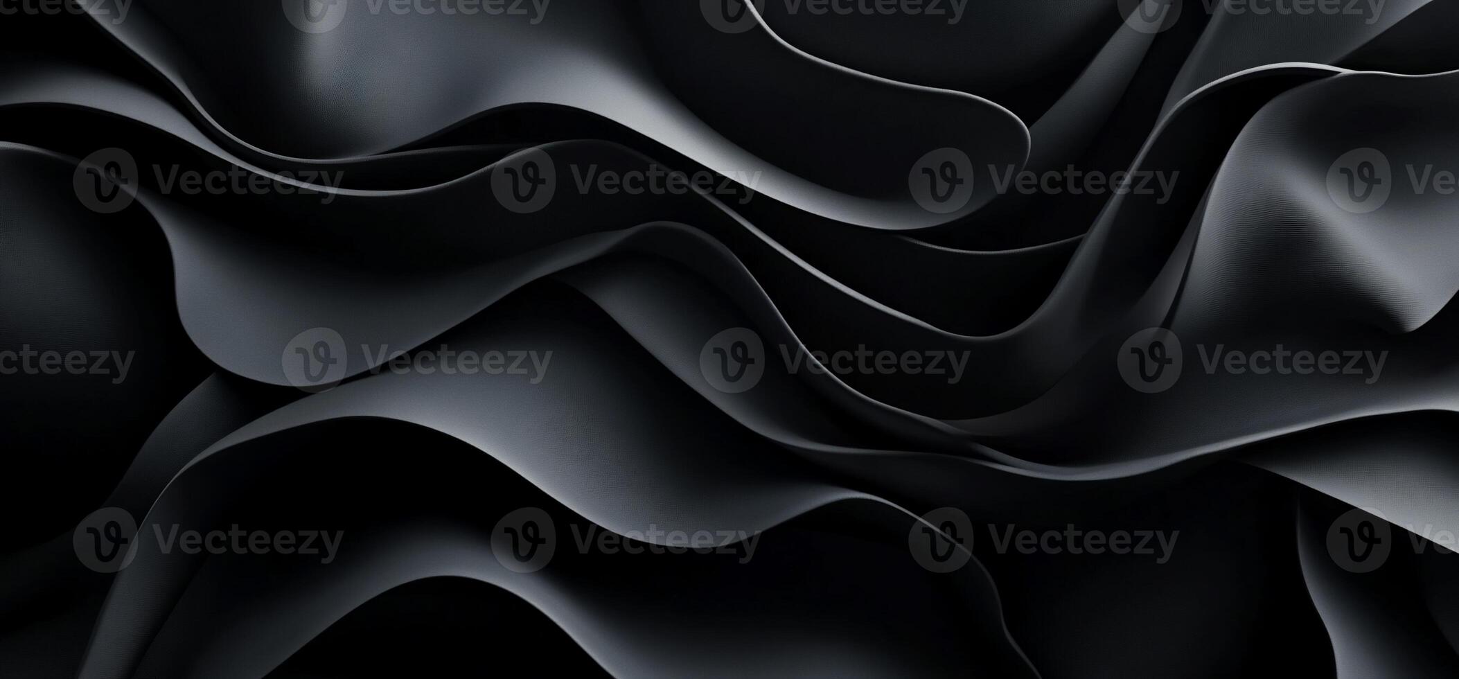 Dark, flowing abstract shapes create a luxurious, smooth, and elegant texture photo