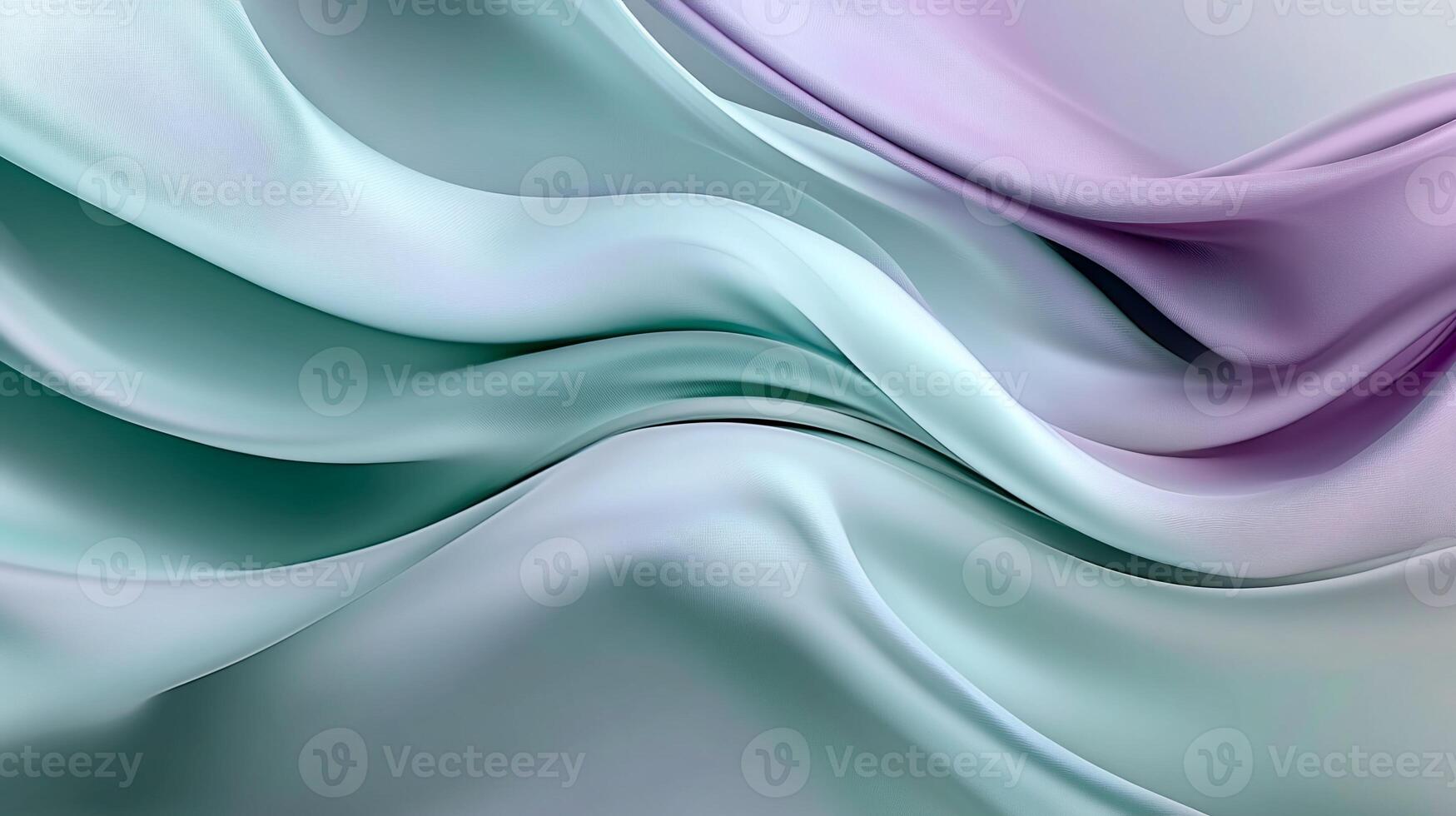 Flowing pastel fabric with soft, gentle curves and subtle color gradient photo
