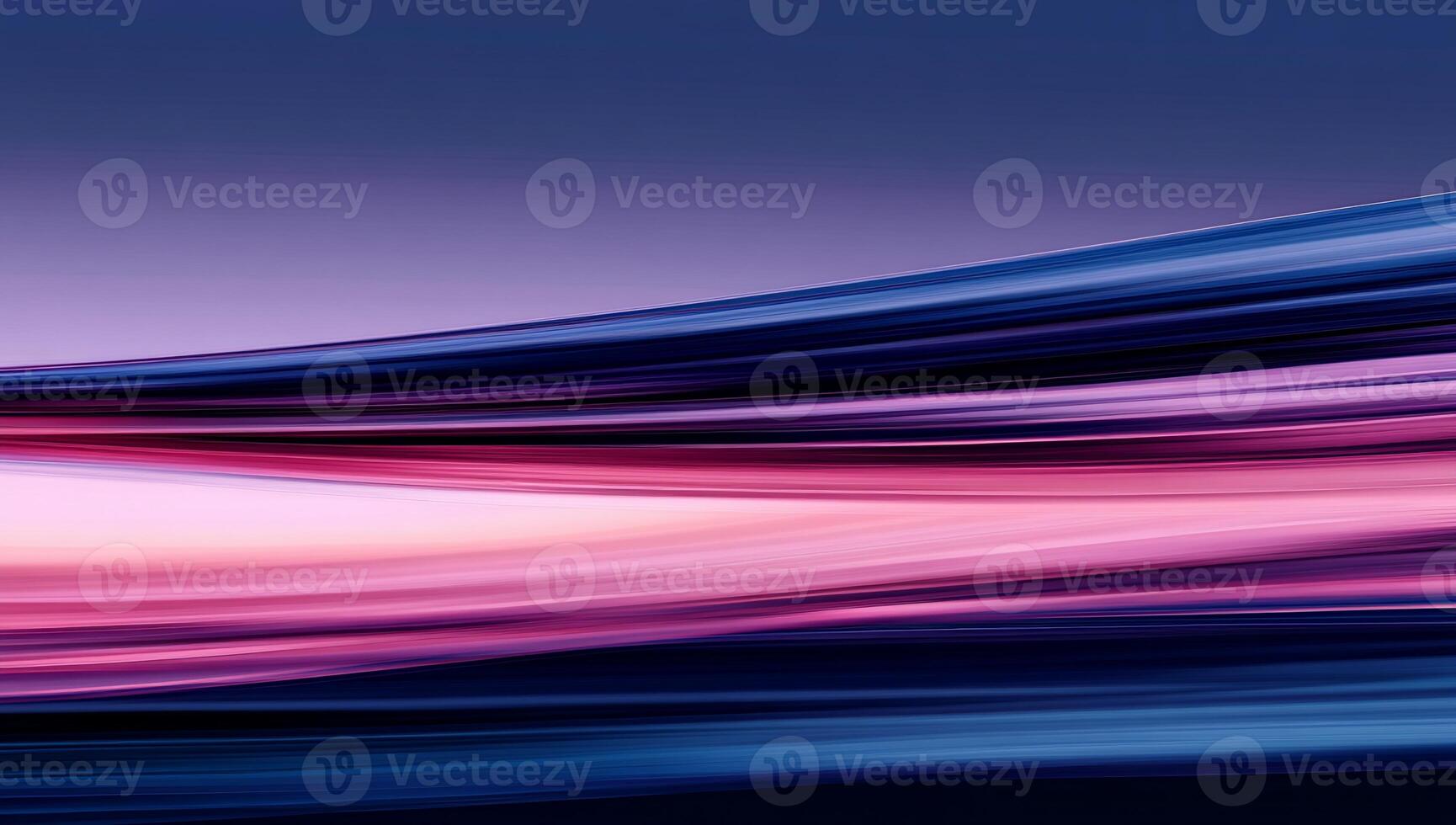 Abstract art with flowing, vibrant pink, purple, and blue streaks photo