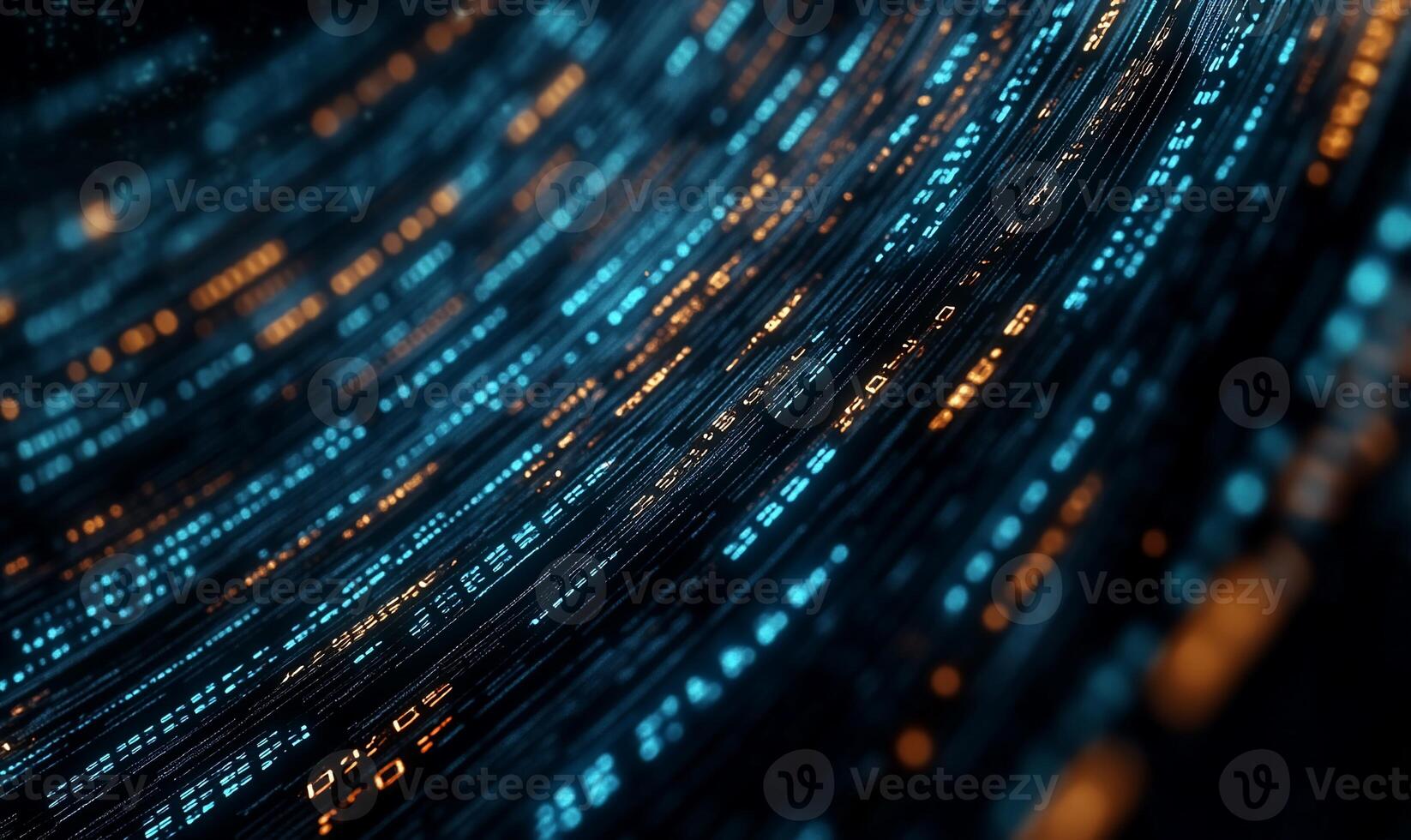A digital background with many lines of code photo