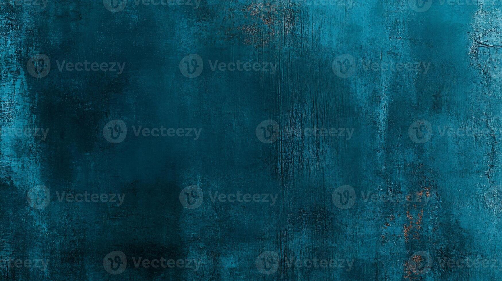 Deep teal textured background, grunge style photo