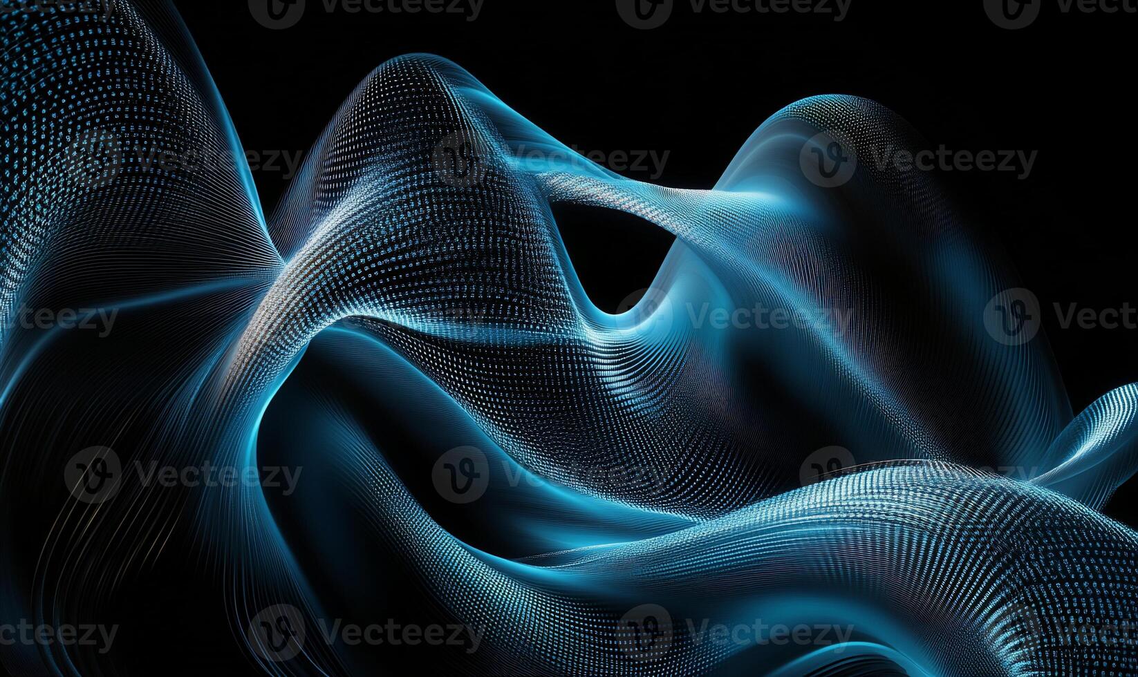 Abstract digital wave design photo