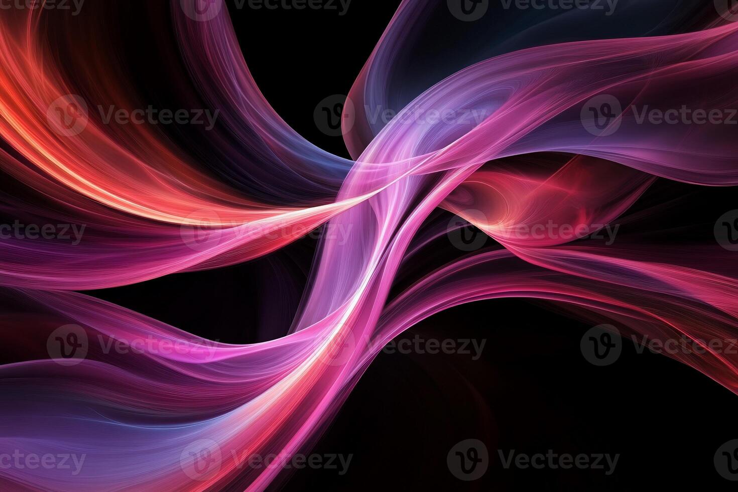 Abstract swirling vibrant colors photo