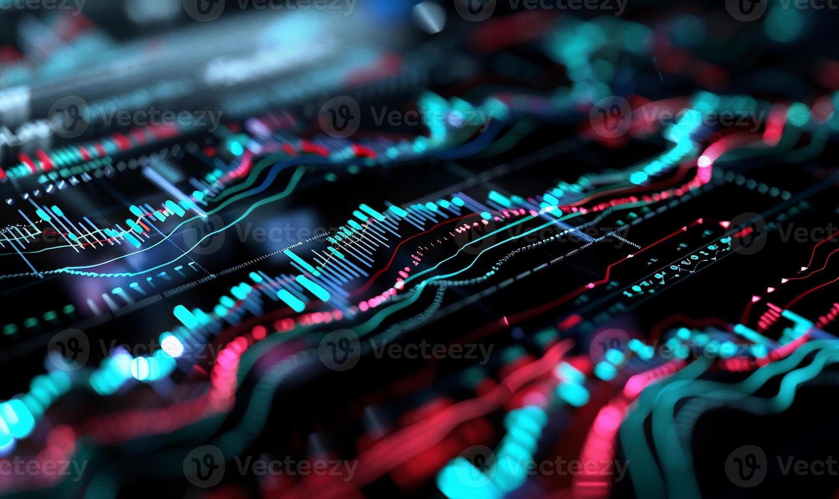 Stock market data visualization photo