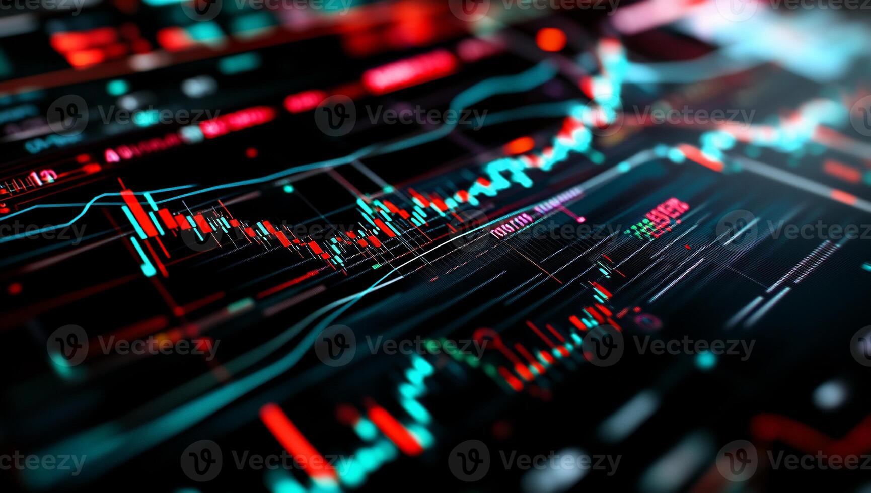 Dynamic financial data display photo