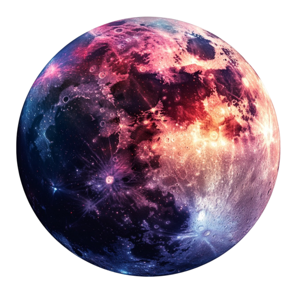 The moon is shown in this image png