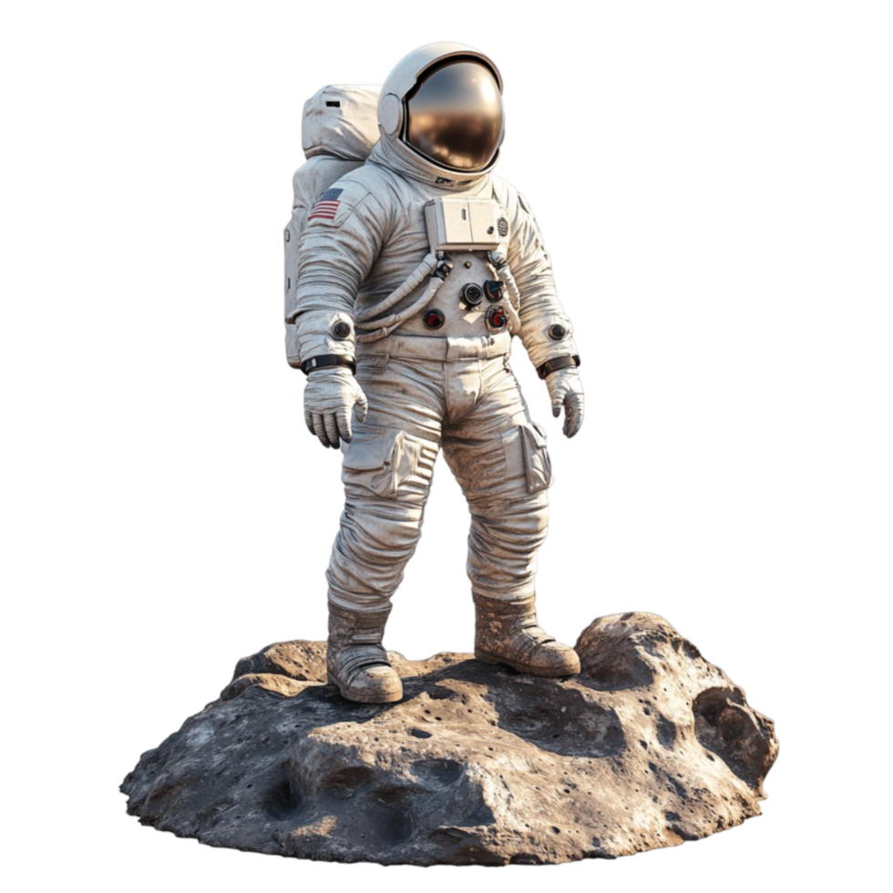 Astronaut on the moon png
