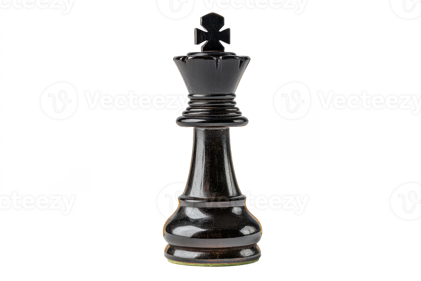 black chess king piece and its symbolis Glossy Mist png